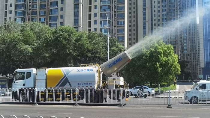 88858cc永利多功能抑尘车，助力家乡徐州环境，更“净”一步！